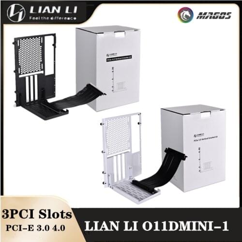 Lian Li O11DMINI-1 VERTICAL GPU Suppor KIT,3PCI Slots Case Modding Used For MINI Case,200MM Support+PCI-E 16 Riser Cable