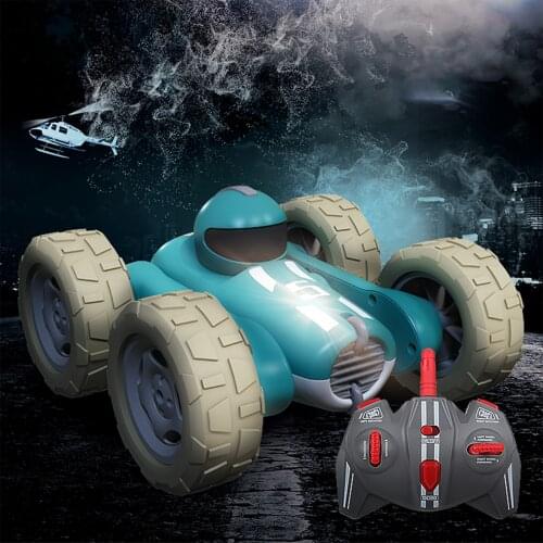 1:24 2.4G Mini RC Stunt Car With Light UD2210A Rechargeable High Speed Crawler 3D Flip Tumbling Drift Vehicle Toys for children