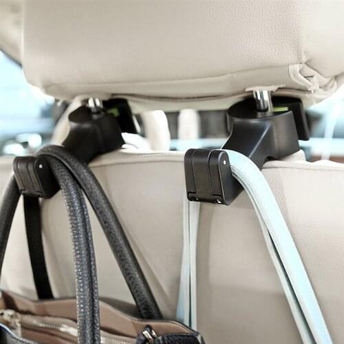 Multifunction Hidden Car Seat Back Hook Portable Hanger Purse Bag Organizer Holder Easy Instal Car Accessories
