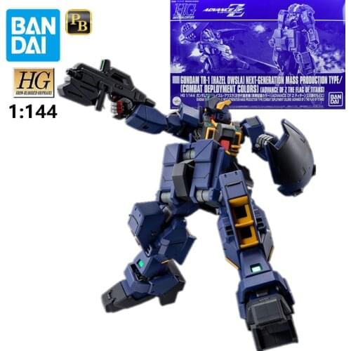 Bandai Hg 1/144 Gundam TR-1 Hazel Owsla Montage Pb Limiet Model Assemblage Actie Toy Figures Cadeaus Voor Kinderen 60470