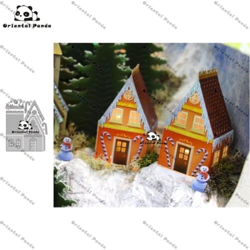 New Dies 2020 3D Miniatures House Metal Cutting Dies diy Dies photo album cutting dies Scrapbooking Stencil stamps metal dies