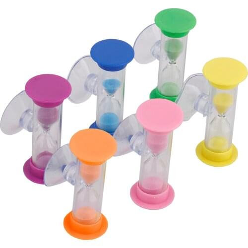 Hourglass Sand-filled Hourglasses 3-Minute Timer 6*2.34cccm 3-minute Countdown Non Woven Fabric Three-minute Timer Hourglass