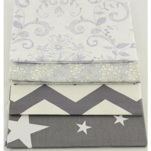 Simple Style Perfect Match Patchwork Hotel Bed Sheet Fabric Square Fat Quarter DIY Cloth Sewing Cotton Fabric 40cmx50cm art Work