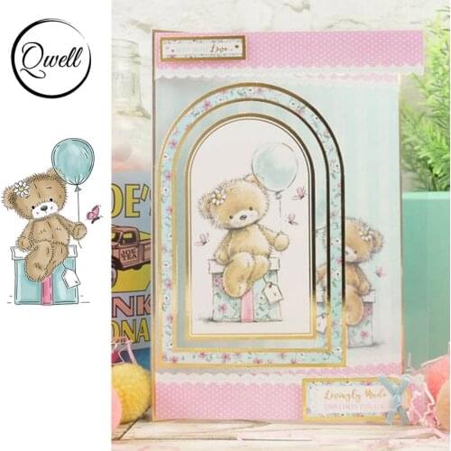 QWELL Cute Animal Little Bear Story Clear Stamps for Scrapbooking and Card Making Paper Craft 2020 New Transparent Silicone