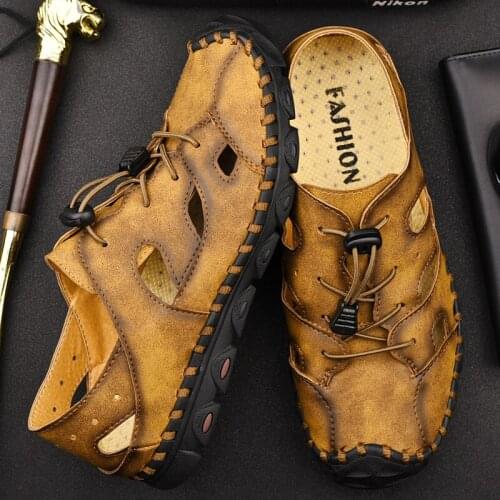 Work male summer sandal big 2020 safety 2019 rubber sports mens fashion trekking sandels shoes men sandals casual roman man for