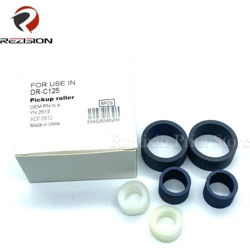 Compatible New High Quality Scanner Pickup Roller Tires for Canon DR-C125 DR-C225 Roller Rubber Tire Kits