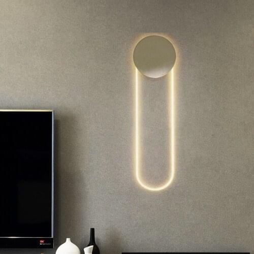 Modern abajur iron living room bedroom aisle cabecero de cama wall lights for home