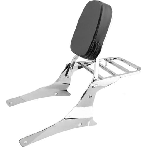 Samger Motorcycle Passenger Sissy Bar Luggage Rear Rack Backrest For Suzuki Intruder / Volusia VL800 VL400 Boulevard C50