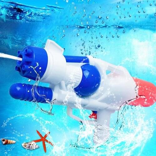 Children Playing Water Pressure Water Gun Outdoor Pull-Type Toy Gun Children Shooting Toy Summer Beach Plastic Water Cannon Toy