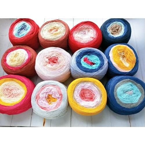 High-quality Organic Cotton Skin-friendly And Soft Hawl Princess Skirt line Multicolored Cake Line 300G/PC