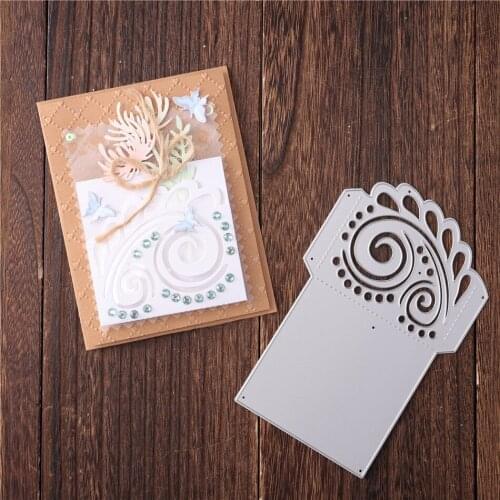 YaMinSanNiO Lace Envelope Metal Cutting Dies DIY Scrapbooking Craft Card Decorative Embossing DIY Crafts Cut Template Stencil