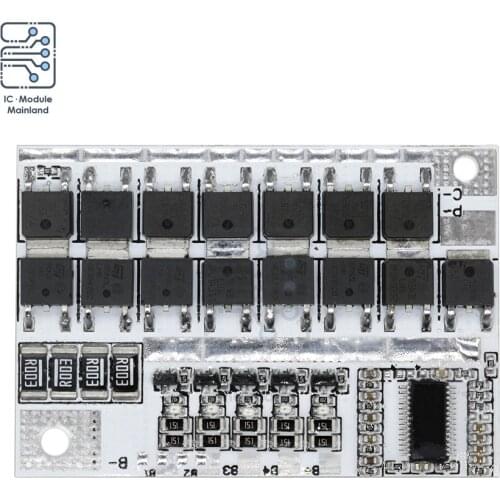 BMS 3S 4S 5S Lithium LiFePO4 Battery Protection Board PCB PCM 12V 16.8V 21V 3.7V 18650 Power Bank Balance Charging Module