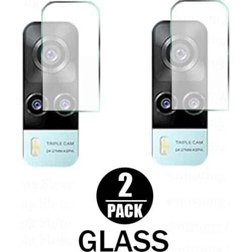 2PCS Glass For Vivo Y31 camera lens Glass For Vivo Y51 Tempered Glass Flim Protective Screen Protector For Vivo Y50 y11s y70 y20