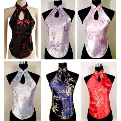Hot Sale Chinese Sexy Womens Plum Blossom Shirt Top Bellyband Underwear DD003
