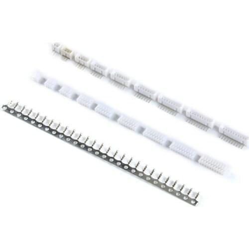 10 Sets 1.25mm Pitch Connector Micro JST Vertical Right Angle Pin 2 3 4 5 6 7 8 9 10P ( Pin Header + Housing + Terminal )