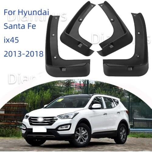 For Hyundai Santa Fe ix45 2013-2018 DM Car Mudguard Anti-splash Anti-Fouling Front Rear Fender Accessories