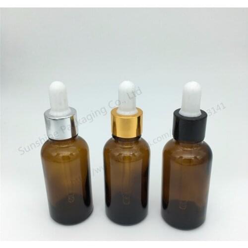 In stock 200X 30ml Glass dropper bottle, amber e liquid glass bottle with dropper, 1oz glass bottle with pipette wholesale