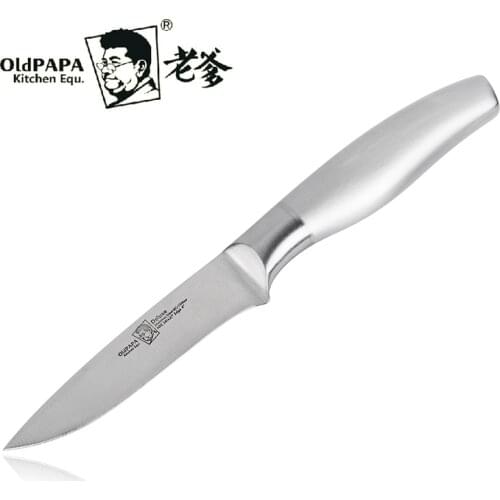 Free Shipping OldPaPa 8Cr15Mov Hollow Handle Stainless Steel Kitchen Fruit Knife Sharp Vegetable Peeling Knife Utility Peeler
