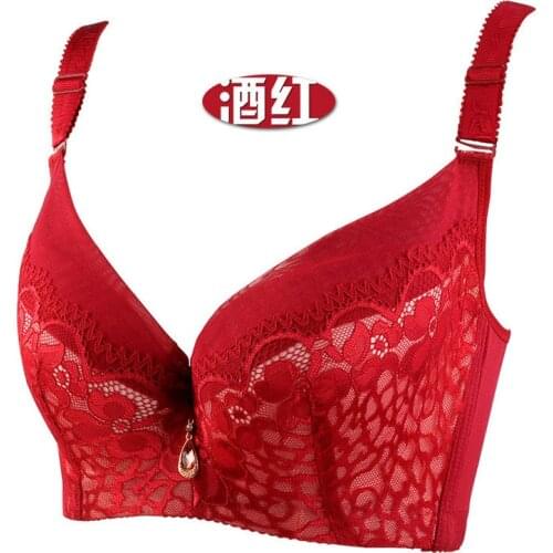 Big size bra 44F 44E 44D 44C 42F 42E 42DD 40F 40E 40DD 38F 38E 38D 36F 36E cup bra for women sexy lace Push up lingerie vs C3319