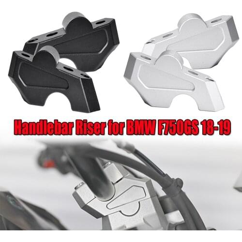 F750GS F750 GS 2018 2019 Motorcycle Handlebar Risers Clamp Height Up Backward Extend Adapters for BMW F750GS handle bar parts