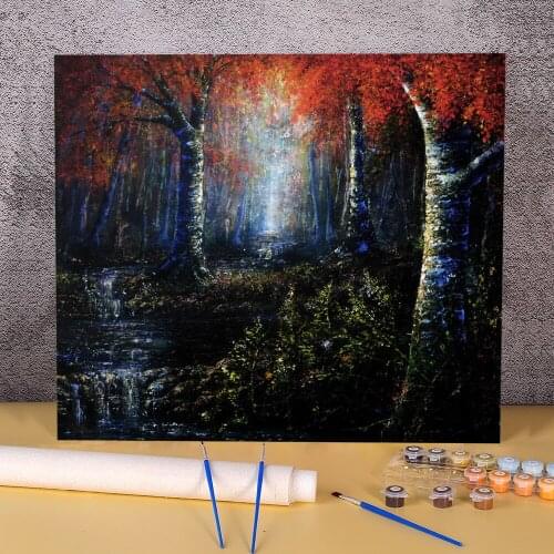 Natural Scenery Nothing Compares Coloring By Numbers Painting Complete Kit Acrylic Paints 40*50 Boards By Numbers Handiwork