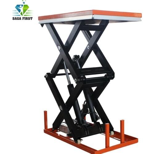1000kg 3000kg Hydraulic Scissor Lifting Table Scissor Lift Platform