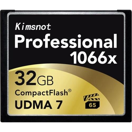 Kimsnot Professional Compact Flash Card 32GB 64GB CF Card 128GB Memory Card 1066x CompactFlash UDMA7 for Nikon Canon DSLR Camera