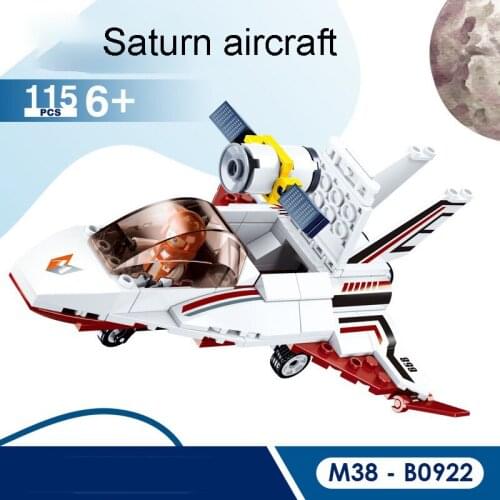 SLuban Space Exploration Series Sign Modle Building Block Minifigures Toys Child Kids Toy Birthday Christmas Gifts For Friend