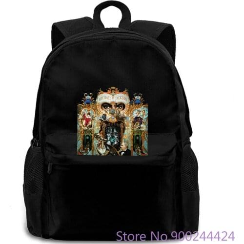 Michael Jackson Mens Dangerous Album Cover Mens Summer Hipster backpack