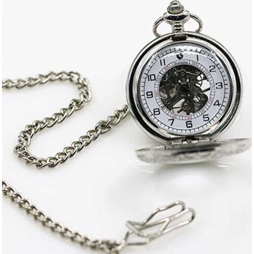 Unisex Vintage Numbers Retro Style Bronze Mechanical Pocket Watch Gift