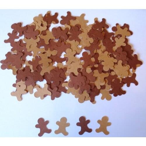 Catch Me If You Can Gingerbread Die Cut Confetti wedding birthday bridal baby shower party Table decor scrapbooking favors