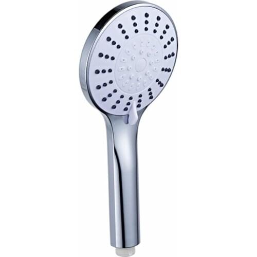High Pressure Handheld Shower Bathroom Spray Shower Head with 5 Spray Modes Universal 4-point Port Top Spray Design
