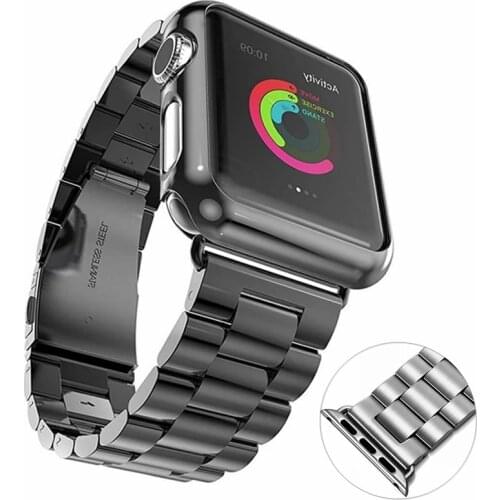 KTAB Stainless Steel Strap For Apple Watch Band 42mm 38mm Luxury iWatch Band 44mm 40mm Bracelet For Apple Watch Series 5 4 3 2 1