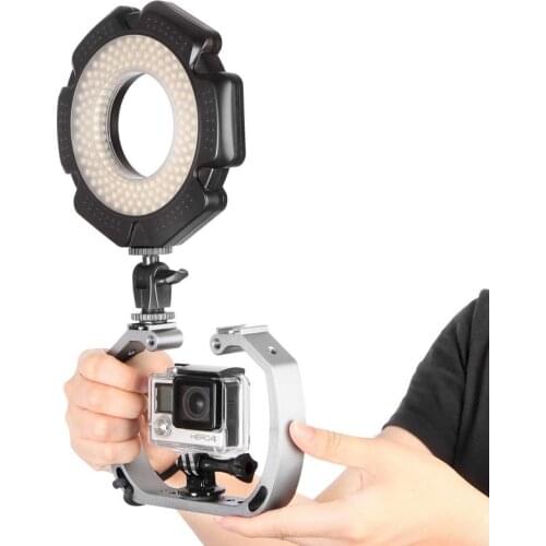 Double-Arm Handheld Support Stabilizer Hand Grip Diving Underwater Photography Equipment For GoPro Hero Xiaomi Yi Action Camera