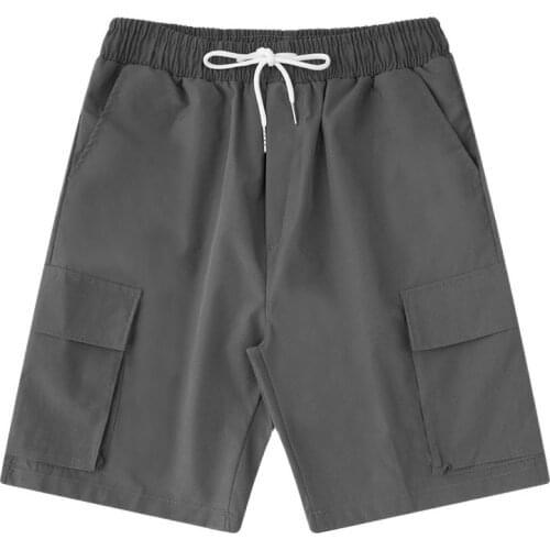 Mens Casual Shorts Force Ins Overalls Straight Summertime Joker Thin Trousers Loose Jeans Bf At Five