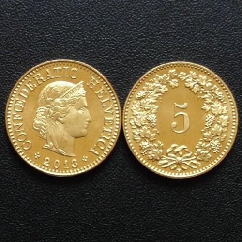 Swiss 5 Cent Coin 100% Real Genuine Original Coin Comemorative Coin Collection Rare Unc