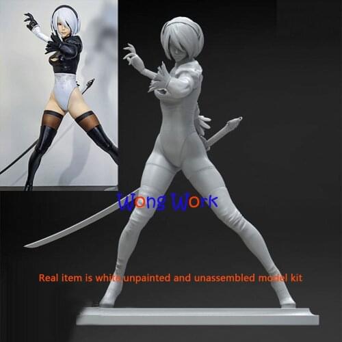 Wong Work Unpainted 22cmH 30cmH 36cmH 3D Printing Unassembled Garage Kits GK Model Kit Figure Statue TZ-210603-10