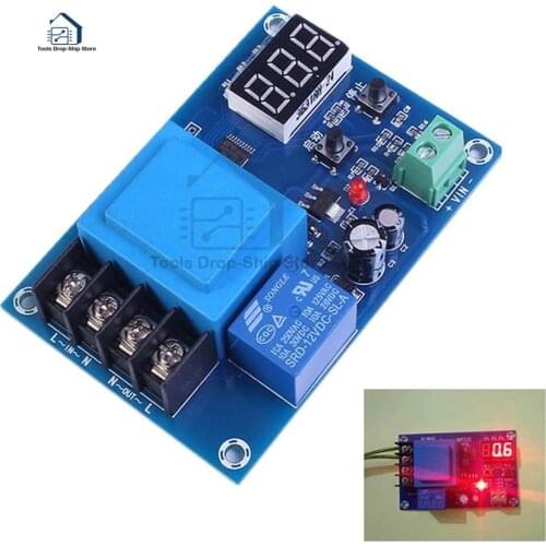 XH-M602 Digital Control Lithium Battery Charging Module AC 220V Lithium Storage Battery Charger Control Switch Protection Board