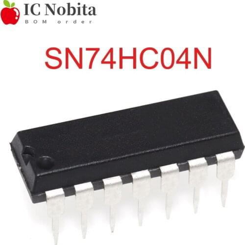 10PCS SN74HC04N DIP14 SN74HC04 DIP 74HC04N DIP-14 74HC04 IC New