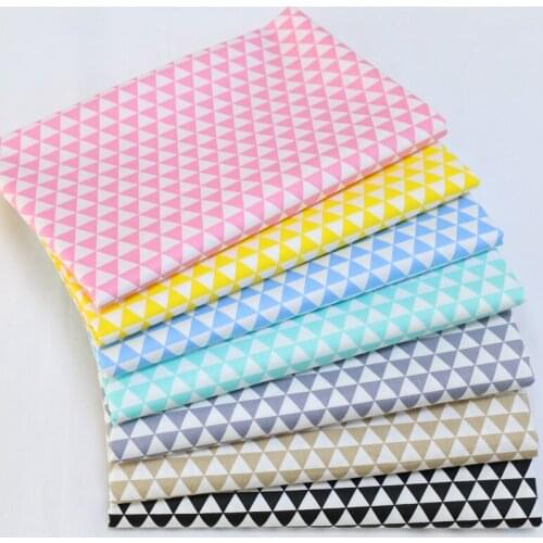 160x50cm Basic candy-colored Graphics cotton fabric twill DIY childrens bedding cloth 180g/m