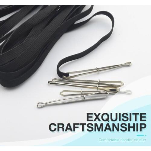 2pcs Elastic Band/Rope Wearing Threading Guide Forward Device Tool For Wear Rope Threading Needle Sewing Utility DIY Sewing Tool