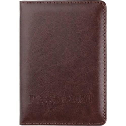 40PCS / LOT Top Quality Business PU Passport Ticket Holders Card Holder Passport Wallet