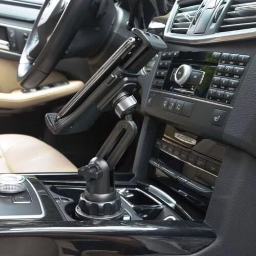 Car Cup Holder Phone Mount Universal Adjustable Angle Car Cradle Cup Tablet Mount for iPad iphone 3.5-12.5" Phone Tablet