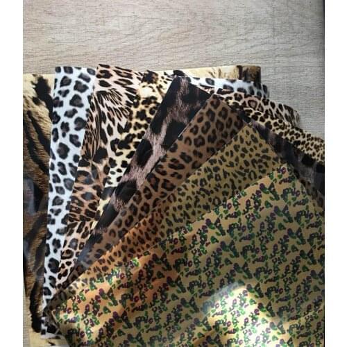 Free shipping 8 sheets 25cmx21cm TPU& Metallic Leopard Heat Transfer Vinyl Heat Press Machine T-shirt Iron On HTV Printing