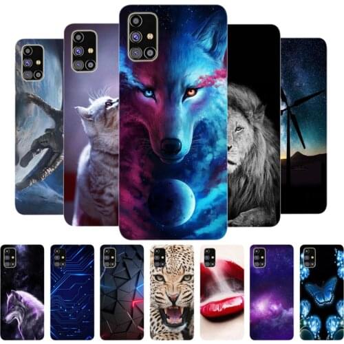 For Samsung Galaxy M31S Case M 31S 2020 Bumper Silicone TPU Soft Phone Cover For Samsung M31S M317F M31 M 31 S Case Cartoon