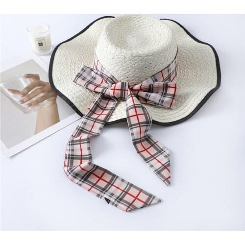 Designer 2020 Luxury Skinny Silk Scarf Women Print Neck Scarves Hair Band Lady Hand Bag Scarfs Ribbon Wraps Headband Tie Wrist