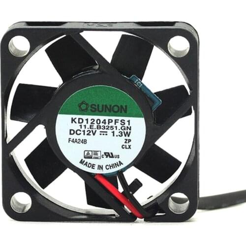 For 40mm KD1204PFS1 fan 4010 12V 1.3W large air volume cooling fan