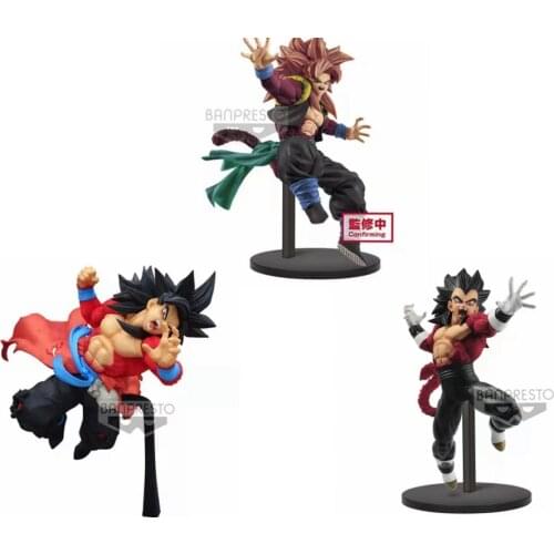Original BANPRESTO DBZ Xeno 9TH SSJ4 Wukong Kakarotto Vegetable Action Figure Model Anime Figurals Brinquedos