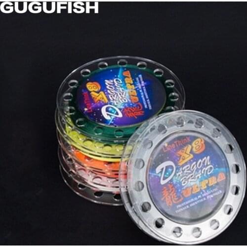 GUGUFISH 100M 8 series monochrome strong fish line PE nylon thread line material 10LB-88LB