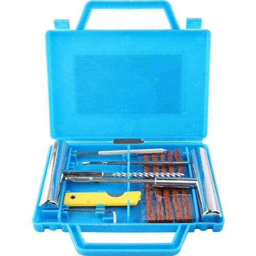 Car and Motorcycle Tire Repair Needle Tubeless Tire Iron Tire Repair Tool Flat Tire Repair Rubber Strip Insert Needle Glue Tool